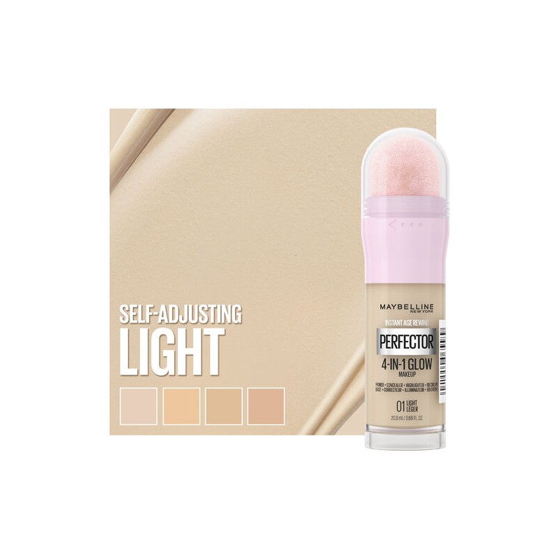 Maybelline Instant Perfector 4-In-1 Glow Foundation Light