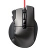 Elecom DUX M-DUX50BK Gaming Mouse, Wired, 14 Buttons, 3,500 DPI,