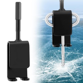 Universal Ice Anchor Tool- Ice Anchor Power Drill Adapter Ice House Anchors for Ice Insert Sewing- Ice Shanty Anchors for Ice Fishing Shelter Tent, for Christmas Dad Gifts Ice Fishing Enthusiast