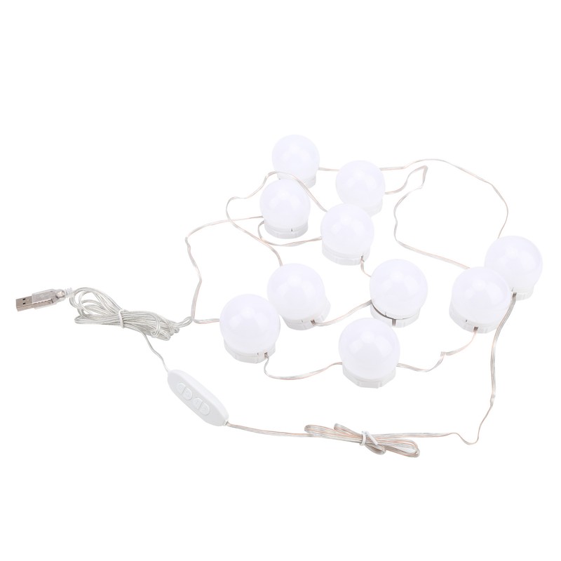 LED Mirror Lights Kit Stick on USB Dimmable Makeup Light
