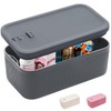 NICEWAT Lockable Storage Box, Organizer Box with Combination Lock, Small