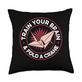 Origami For Origami Master Origami Artist Folding Paper Art Throw Pillow