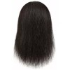 RONGXIHAIR Maniqui Cabeza Cabello Natural Negro 55 Cm Rongxihair