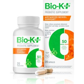 Bio-K+ 4 x Bio-K Plus Probiotic Supplement 50 Billion CFU - Vegan 20 Capsules | 2026