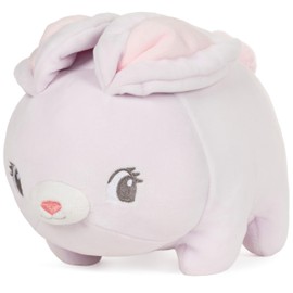 GUND Glow Bops BunBop Bunny Stuffed Animal, Touch Activated Glow in The Dark LED Plush Toy, Squishy Toy for Ages 3 and Up, 8”