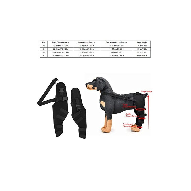 Pssopp Soporte para la articulación de la Pierna Trasera del