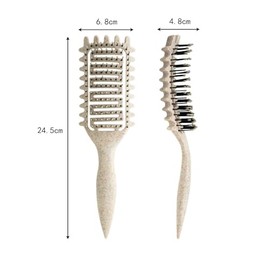 Cepillo definidor de rizos, cepillo de pelo rizado 2024, cepillo de cabello ventilado para desenredar, dar forma y definir rizos para mujeres y hombre