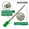 KURSTOL Diamond Mortar Raking Bit - 8mm*121mm with M14 thread