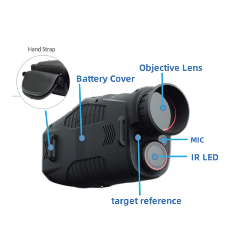 Monocular Night Vision Device 1080P 10X Digital Zoom Portable Night