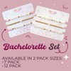 Pop Fizz Designs Bachelorette Bracelets | Bride + Team Bride