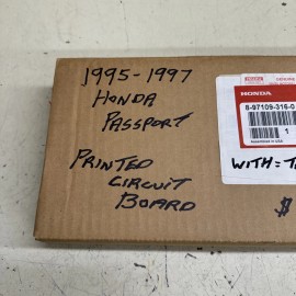NOS Honda 8-97109-316-0 Printed Circuit Board W/Tach 1995-97 Honda Passport NOS