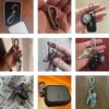 FQJOYL Small Titanium Carabiner Clip - Heavy Duty Key Chain