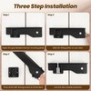 Kryonix 7.5" Flip Gate Latch Lock with 3 Padlock Hole,