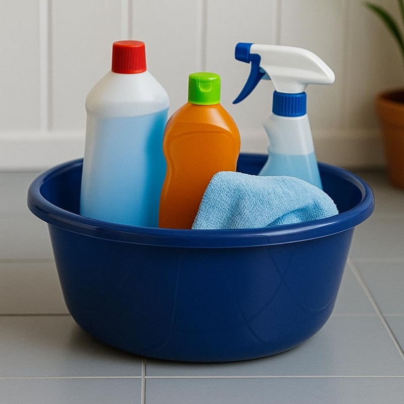 PARENCE. - Round Basin 6L - Durable Plastic Wash Basin