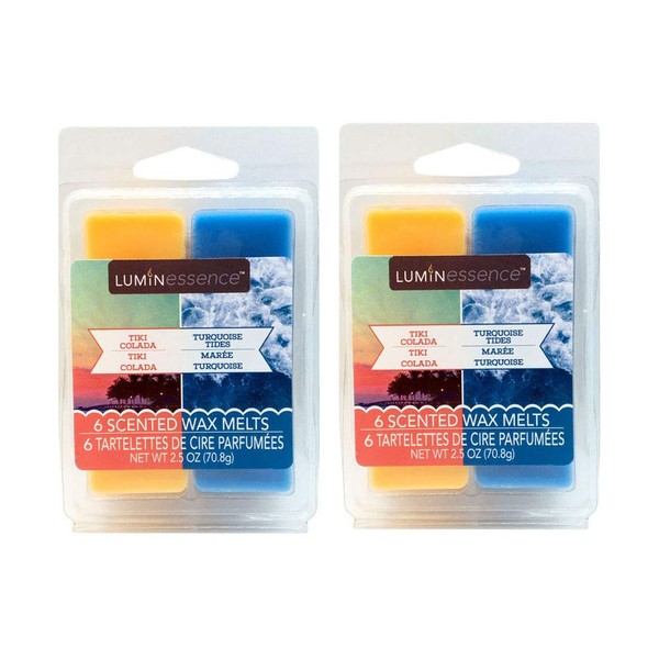 Luminessence Tiki Colada and Turquoise Tides Wax Melts 2PK