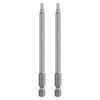sourcing map 2pcs Square Screwdriver Bit SQ2 1/4" Hex Shank