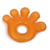 Teether Paws T1205 Orange BPA Free Teething Ring Teether 3