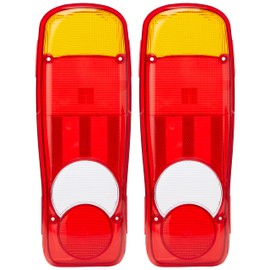 Bison Parts Teardrop/Footprint/Eclipse Rear Replacement Lamp Lens Pair