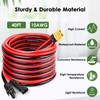 MOOKEERF Solar to XT60 Extension Cable 10AWG 40FT Solar Connector
