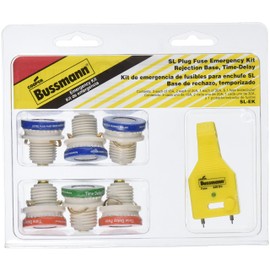 Bussmann SL-EK SL Fuse Assortment Contains 3 Ea. SL-15, 2 Ea. SL-20 And 1 Ea. SL-30 And 1 Fuse Tester, 6-Pack plus Tester