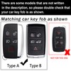 ontto Two-tone Patchwork Leather Car Key Cover Smart Remote Key