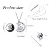 OutstandLong Cute Dog Animal Urn Necklace for Ashes Pet Paw