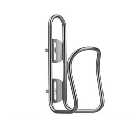 TianXQ (2-Pack 71 Grams) Shiny Silver Titanium Water Bottle Cage With Free M5 Ti Bolts