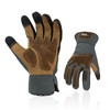 Vgo... Gardening Gloves Men, Safety Work Gloves, Puncture-proof, Thornproof, Touchscreen