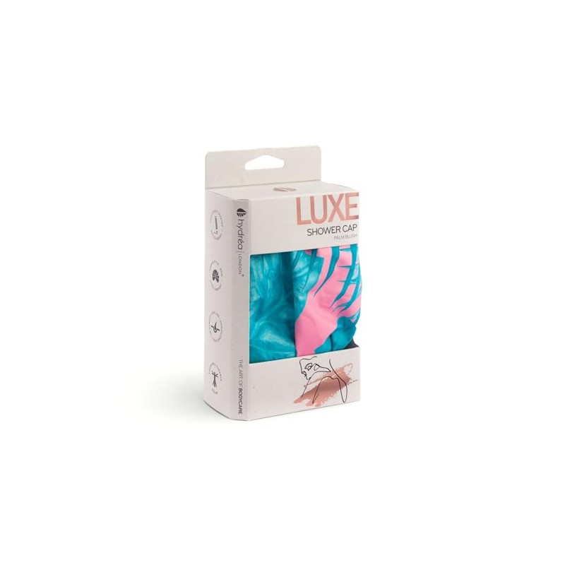 Hydréa London Luxury Shower Cap – Waterproof, Reusable, Stylish &