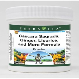 Terravita Cascara Sagrada, Ginger, Licorice, and More Formula Powder (4 oz, ZIN: 512530) - 3 Pack