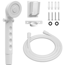 Leisure Coachworks RV Shower Head with Hose and On Off Switch Camper Water Saving and High Pressure