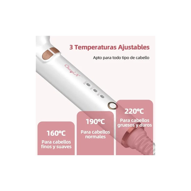 Rizadora Para Cabello Cerámica Automático 25mm- Actualizado