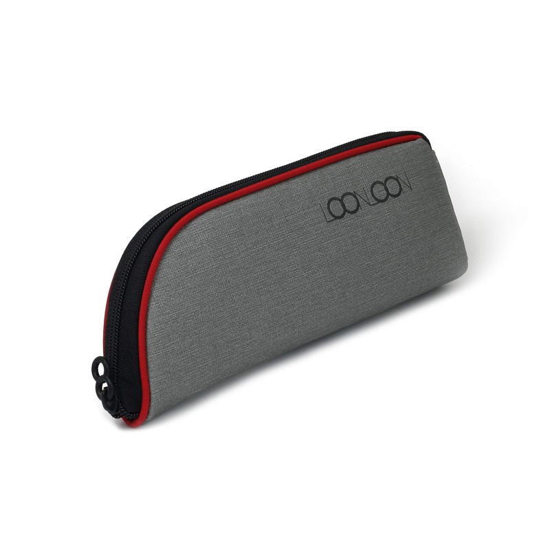LOONLOON 560 Rainy Pencil Case, GRAY, Federal