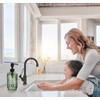 JASAI 18Oz Green Soap Dispenser with Black Rust Proof Pump,