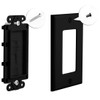 BNPUHIU Black Brush Wall Plate, 5 Pack Single Gang Wall