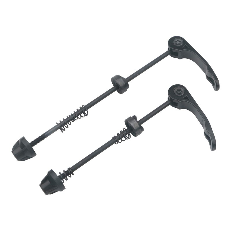 Unxuey 2 Pairs Black Bicycle Quick Release Axle, Quick Release