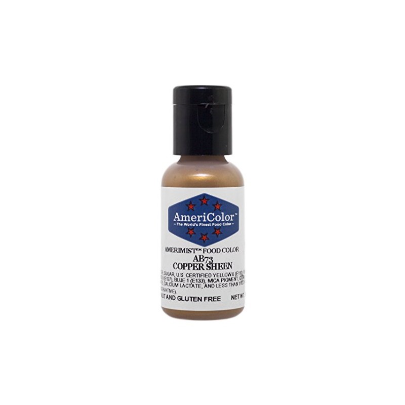 AmeriColor Amerimist Airbrush Color .65 Ounce, Copper Metallic Sheen