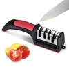 Professional 4-in-1 Knife Sharpener with Tungsten Steel & Ceramic Slots,