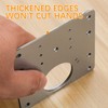 8 pcs Hinge Repair Plate Kit for Cabinet Door Hinge