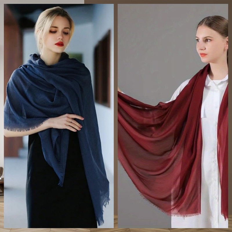 Van Der Rich ® - Cotton Blend Scarf 90 cm