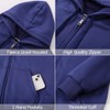 LeeHanTon Hoodies for Men Sherpa Lined Zip Up Sports Winter