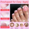 Lifextol 150PC Press on Toenails for Women Fake Toe Press