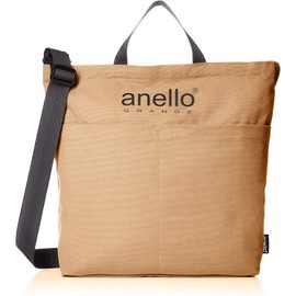 Anello Grande Cotton Canvas 2-Way Tote Bag, CT GIS0491Z, beige