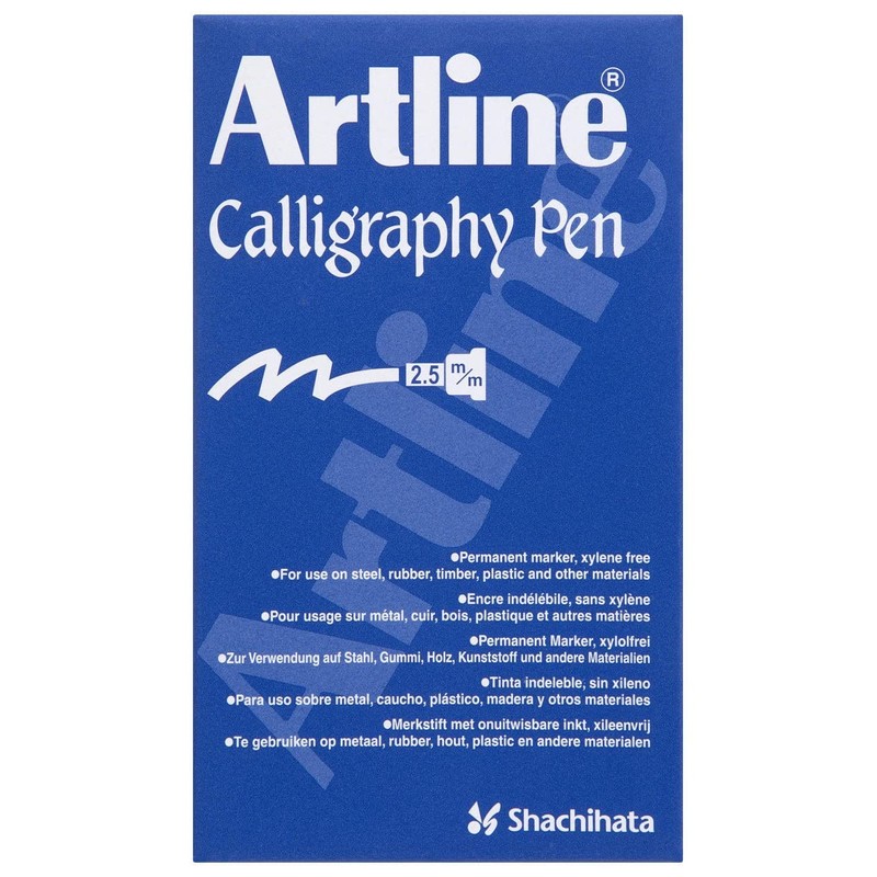 artline Ek993 Kalligraphie-Stift, silberfarben