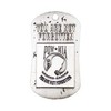 Shields of Strength POW*MIA Antique Finish Dog Tag Necklace-Joshua 1:9