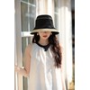 Women's Straw Hat, Black
