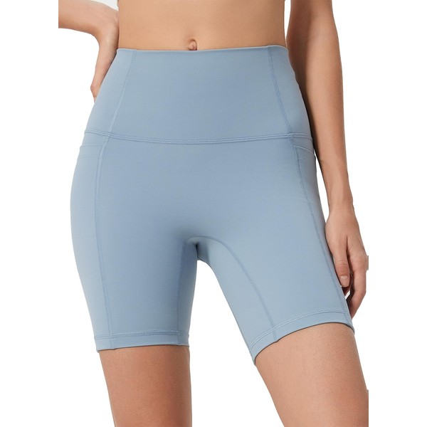 sumaier High Waisted Yoga Shorts for Women with Pockets –