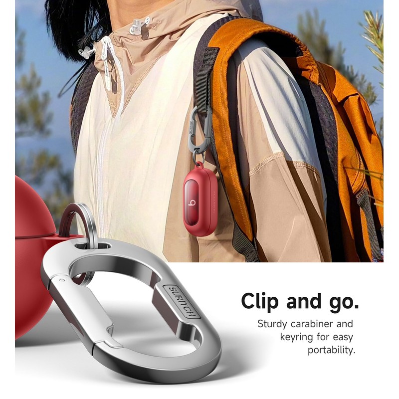 SURITCH Magnetic Case Compatible with Beats Solo Buds,Rugged Shockproof Protective