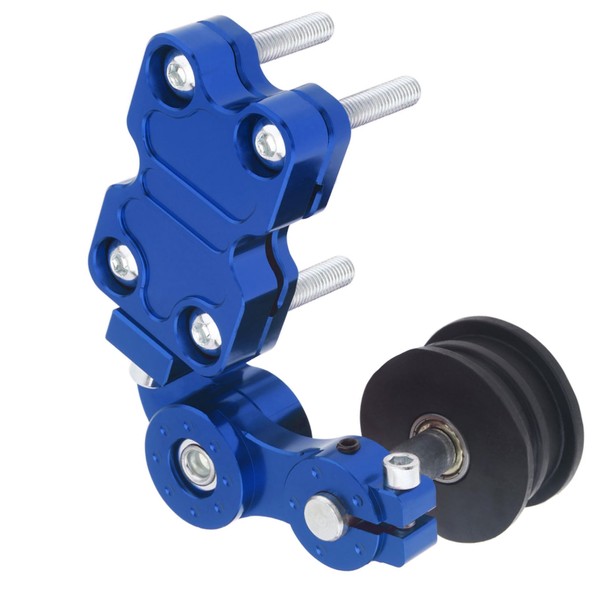 Windance Adjuster Chain Tensioner for Motorcycle Chopper ATV (Blue)