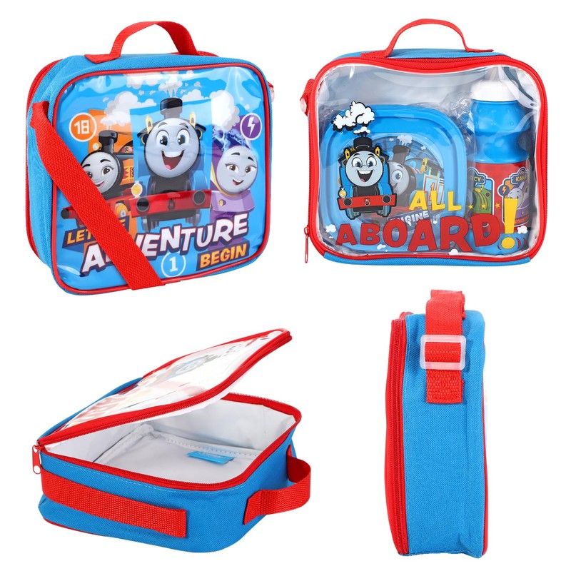 Thomas The Tank Engine 3-Piece Lunch Set, Insulated Bag with